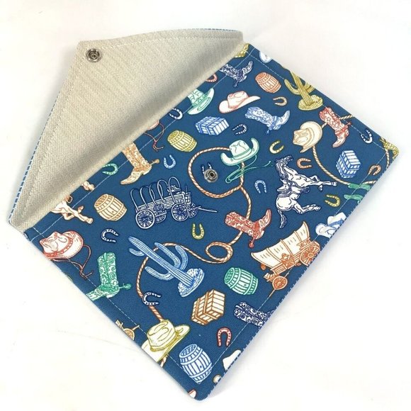 authenticity guaranteed HERMES flat Western Company GM envelope case - Picture 6 of 16